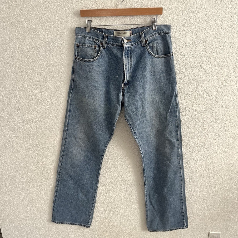 Vintage Levis 517 Boot Cut Jeans Mens 34x32 Blue Denim 2007 Made In Mexico Y2K